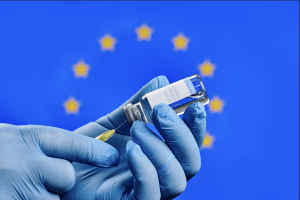 Covid vaccine over EU stars